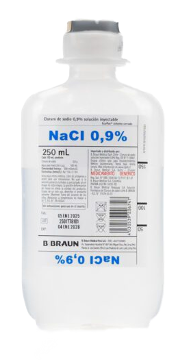 CLORURO DE SODIO X 250 ML