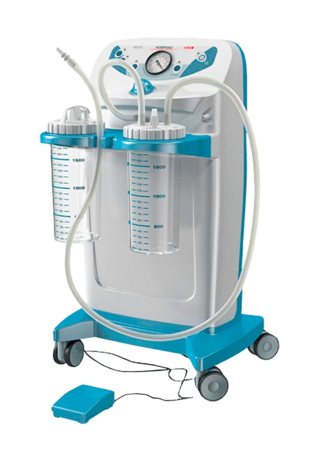 ASPIRADOR CAMI HOSPIVAC 350 FS5 CON 2 FRASCOS X 5 LT Y PEDAL