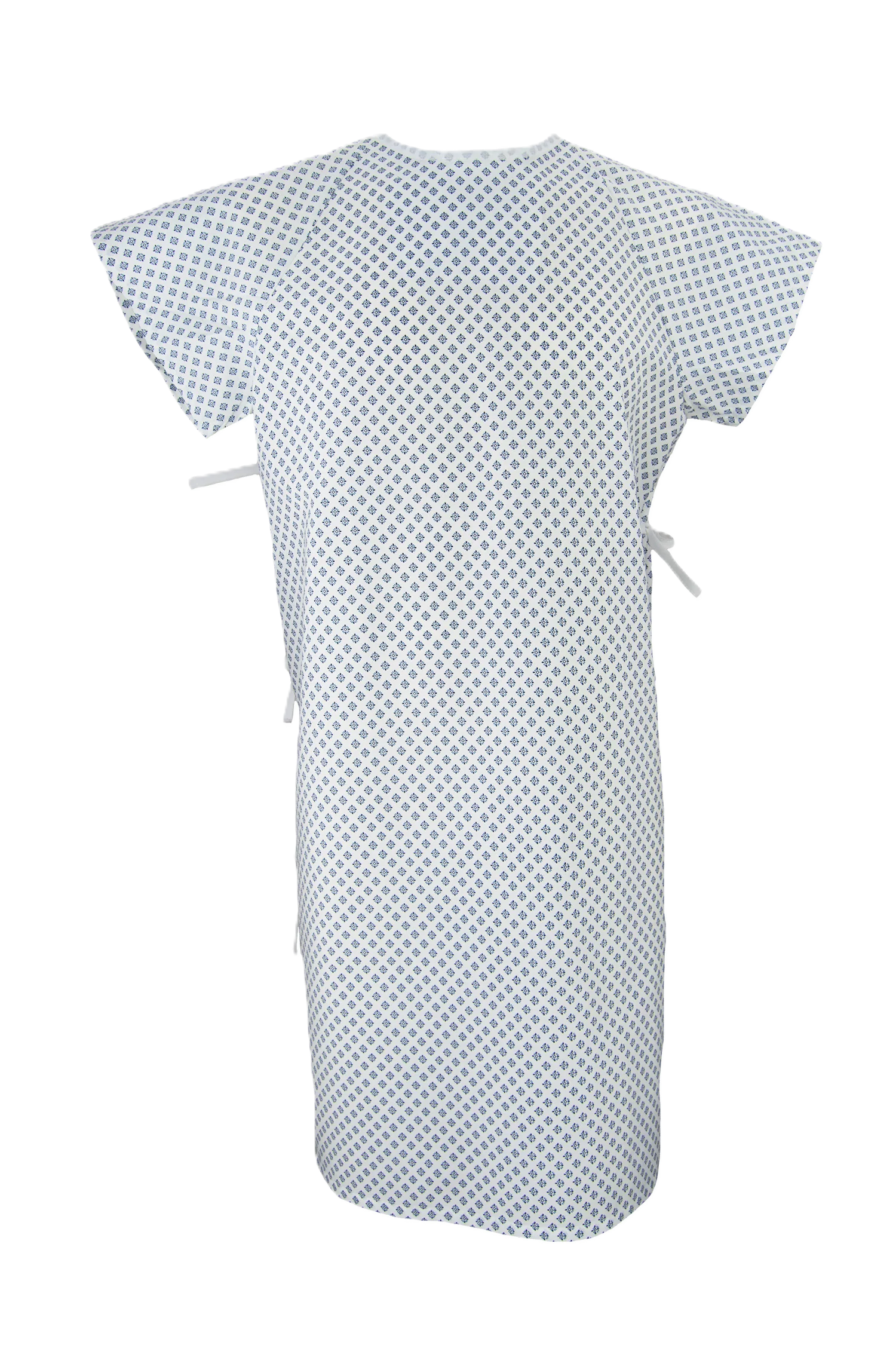 BATA PARA PACIENTE DE TELA BLANCO