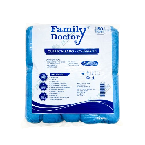 BOTAS DESCARTABLES CON ANTIDESLIZANTE X 100 UND