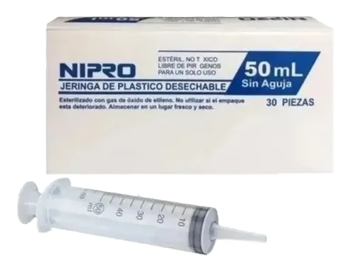 JERINGA DE 50 ML X 25 UND