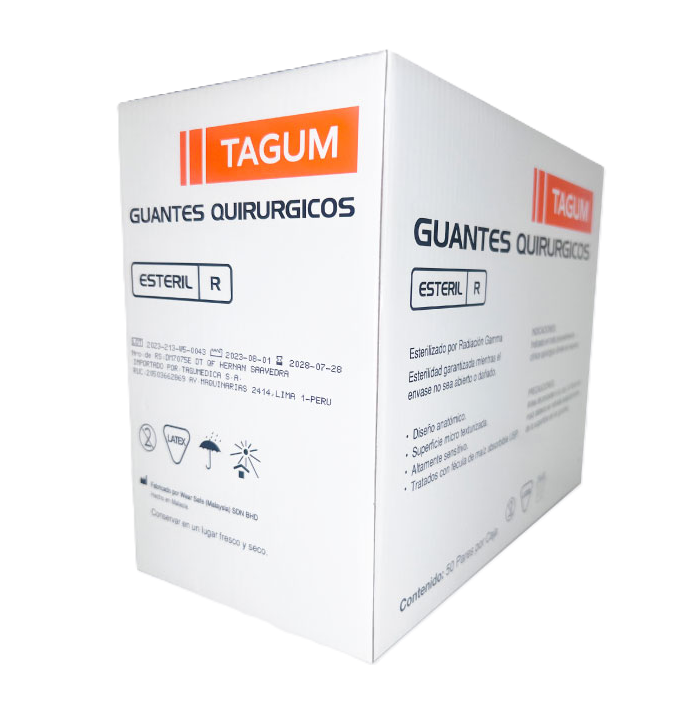 GUANTES QUIRURGICOS TALLA 8 X 50 PARES