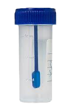 FRASCO PARA HECES CON ESPATULA