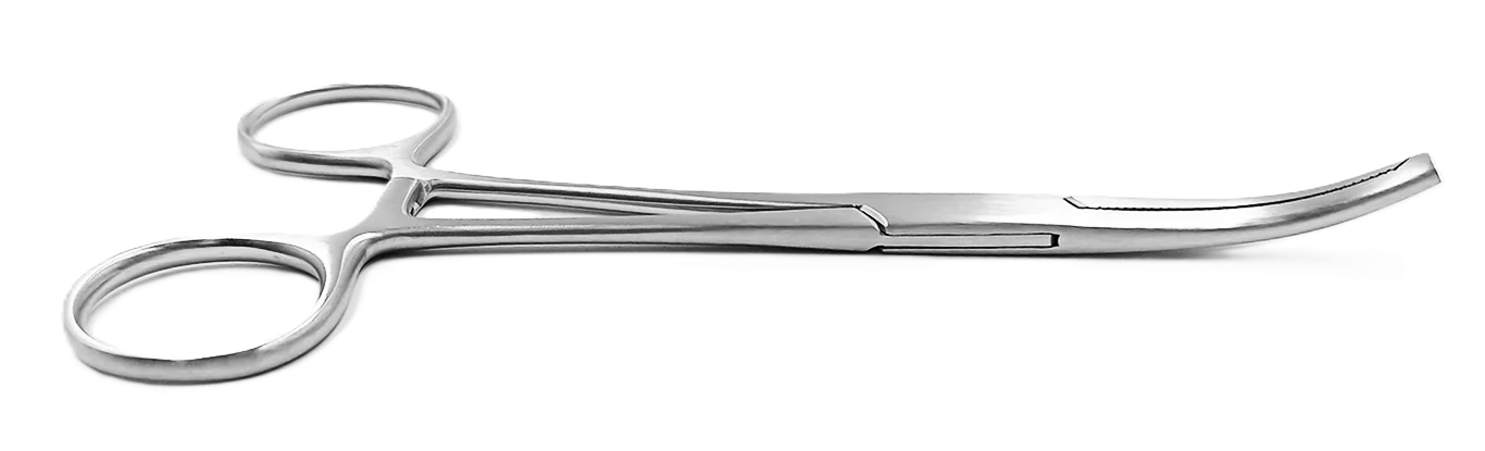 PINZA KOCHER CURVA DE 14 CM