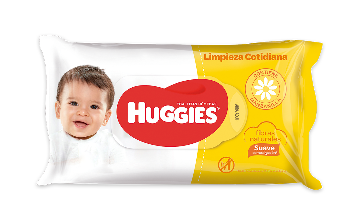 TOALLAS HUMEDAS HUGGIES COTIDIANAS X 100 UND
