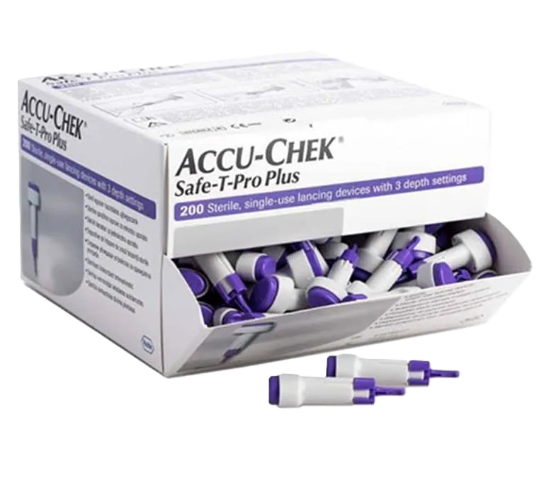 LANCETAS ACCU-CHEK SAFE T PRO PLUS X 200 UND