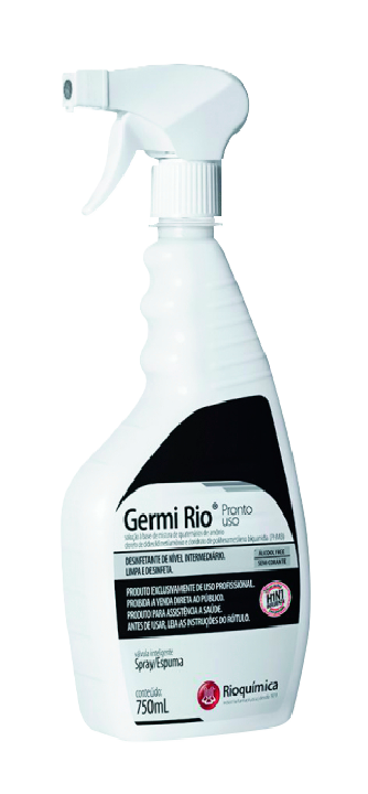 CUATERNARIOS DE AMONIO & CLORHIDRATO DE POLIHEXAMETILENO BIGUANIDA (PHMB) X 750 ML - GERMI RIO