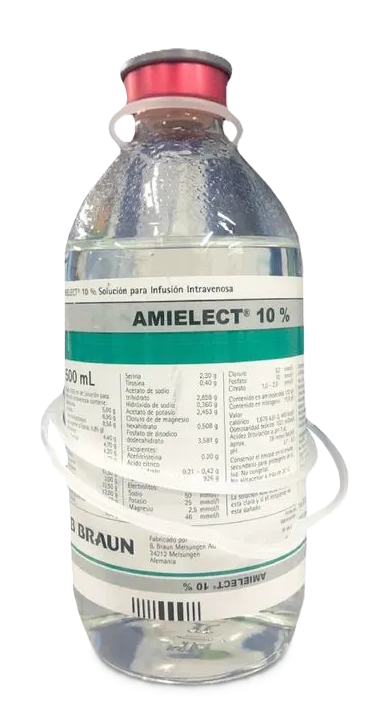 SOLUCION PARA PERFUSION AL 10% X 500 ML - AMIELECT