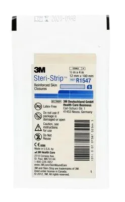SUTURAS CUTANEAS ADHESIVAS AZUL - STERI STRIP - R15470