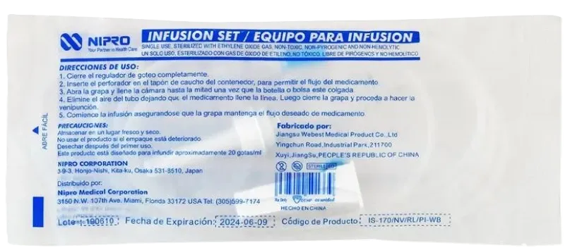 EQUIPO DE VENOCLISIS