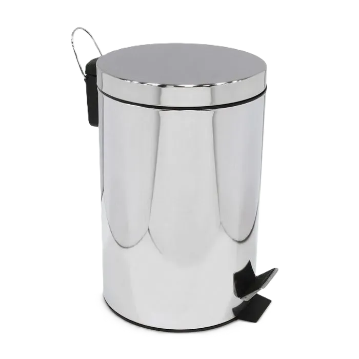 TACHO DE BASURA DE ACERO QUIRURGICO X 12 LT