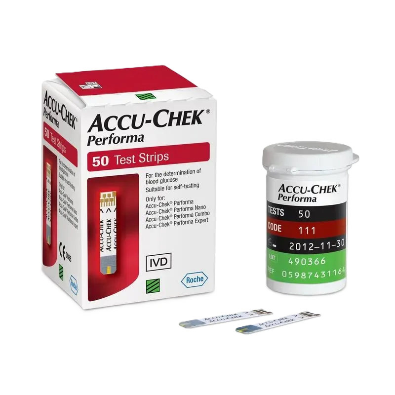 TIRAS DE GLUCOSA ACCU-CHEK PERFORMA X 50 UND