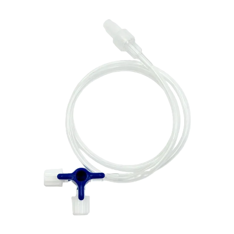 LLAVE DE TRIPLE VIA CON EXTENSION DE 50 CM