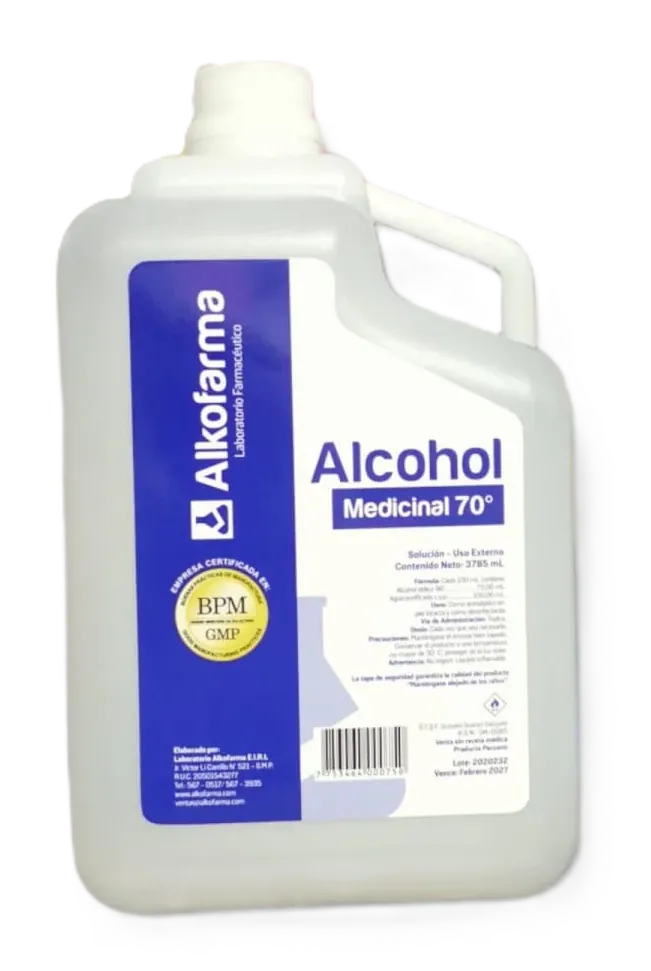 ALCOHOL DE 70° X 1 GALON