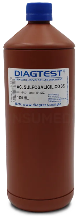 ACIDO SULFOSALICILICO X 1 LT