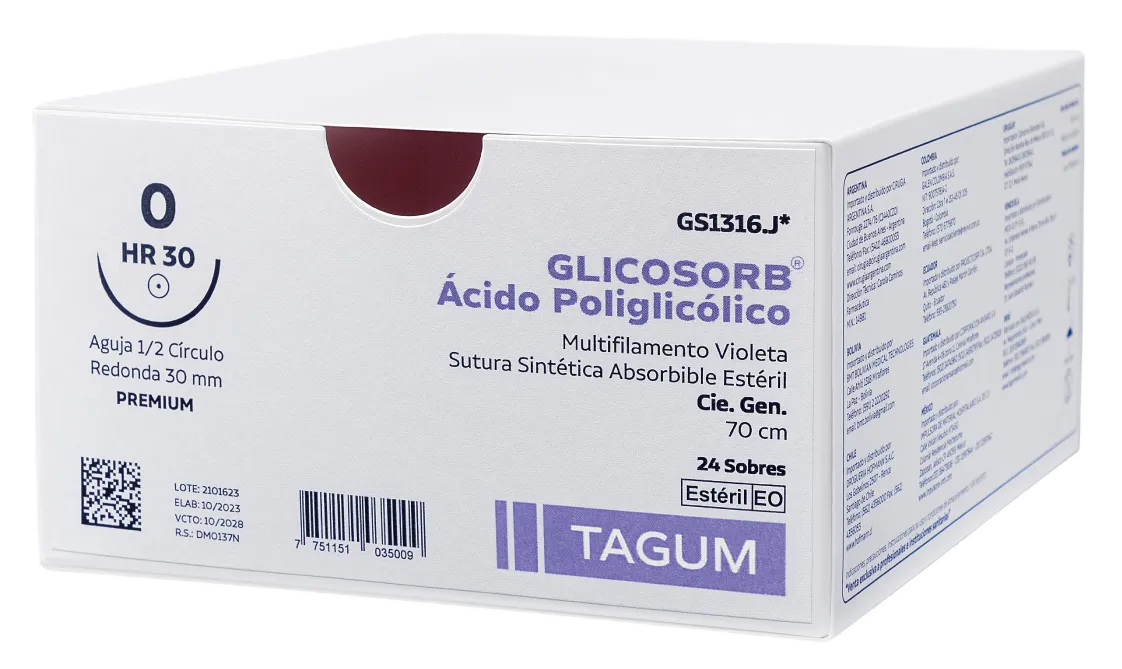 ACIDO POLIGLICOLICO 0 HR 30 X 24 UND