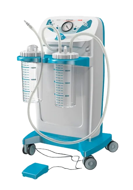 ASPIRADOR CAMI HOSPIVAC 350 FS5 CON 2 FRASCOS X 5 LT Y PEDAL