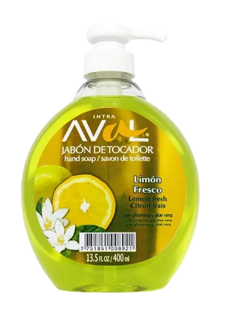 JABON LIQUIDO LIMON FRESCO X 400 ML