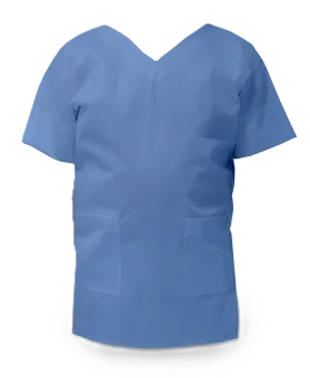 CHAQUETA ASEPTICA DESCARTABLE TALLA M