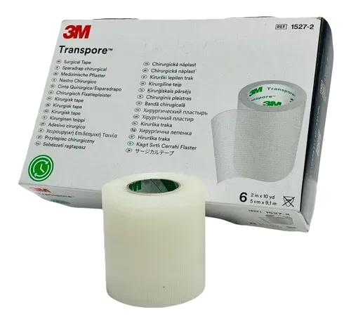 ESPARADRAPO TRANSPORE X 6 CORTES - 1527(2)