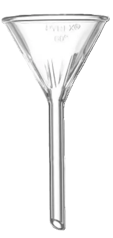 EMBUDO DE VIDRIO