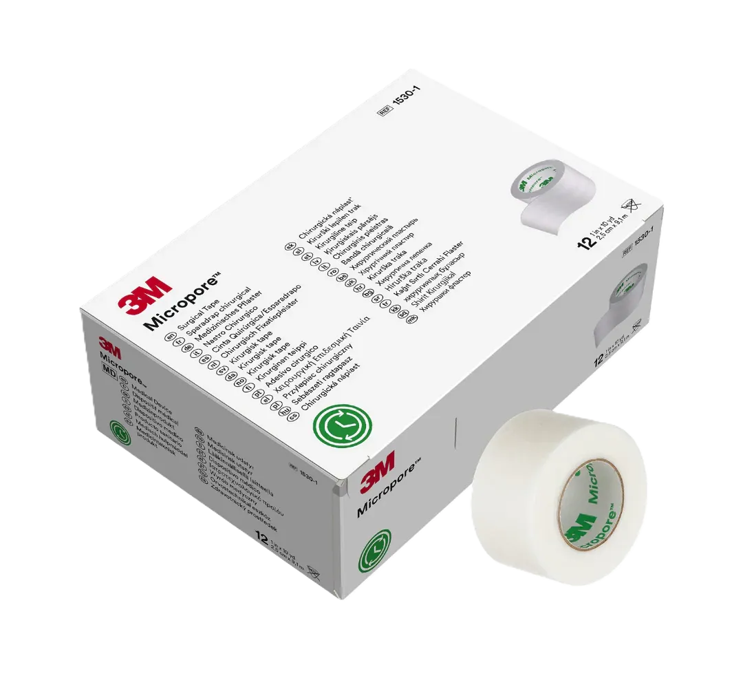 ESPARADRAPO MICROPORE X 12 CORTES - 1530(1)