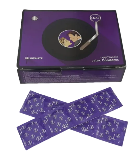 PRESERVATIVO DUO MORADO X 144 UND