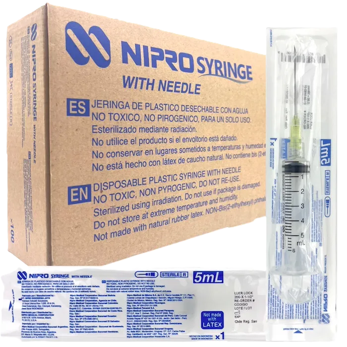 JERINGA DE 5 ML X 100 UND