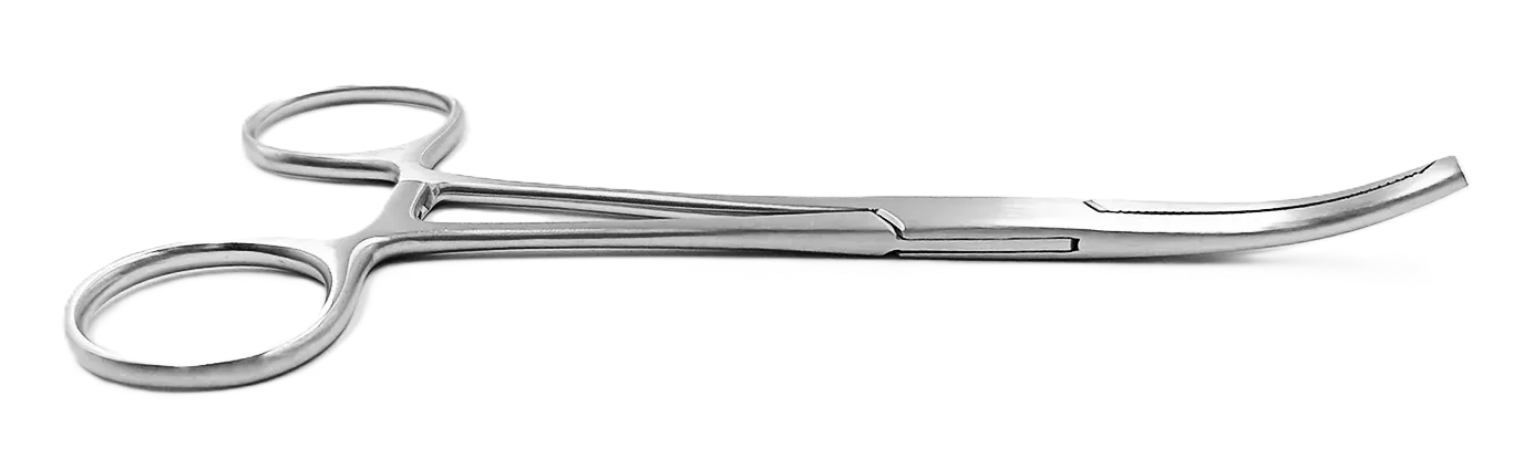 PINZA KOCHER CURVA DE 14 CM
