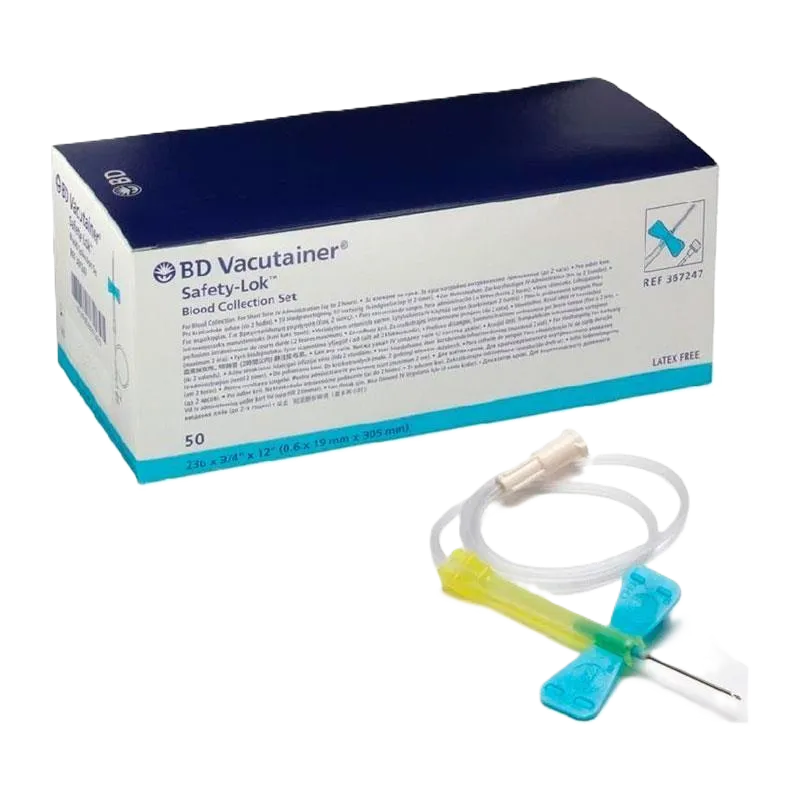 EQUIPO ALADO VACUTAINER DE 23 X 3/4 X 50 UND