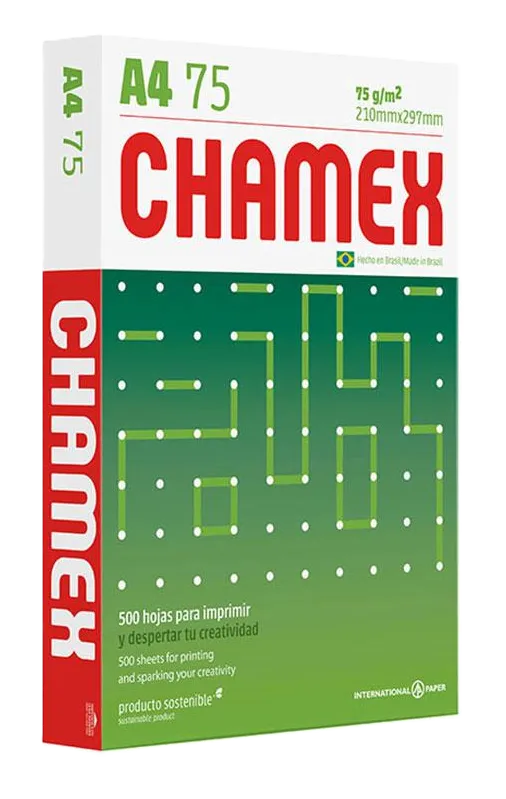 PAPEL BOND A4 X 500 UND
