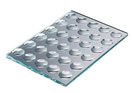 PLACA DE VIDRIO PARA AGLUTINACIONES DE 12 HOYOS