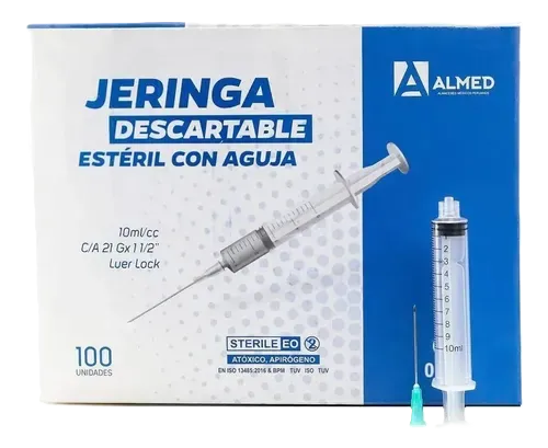 JERINGA DE 10 ML X 100 UND