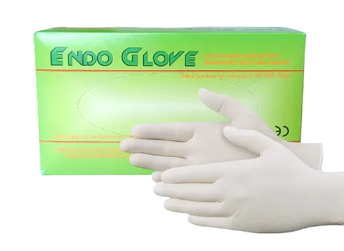 GUANTES DESCARTABLES DE LATEX TALLA M X 100 UND