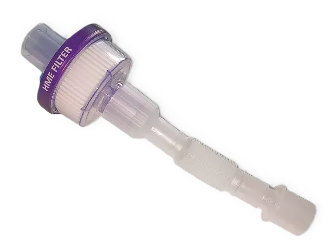 FILTRO HUMIDIFICADOR ELECTROSTATICO (HME) CON CORRUGADO