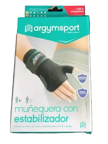 MUÑEQUERA CON ESTABILIZADOR IZQUIERDA TALLA L