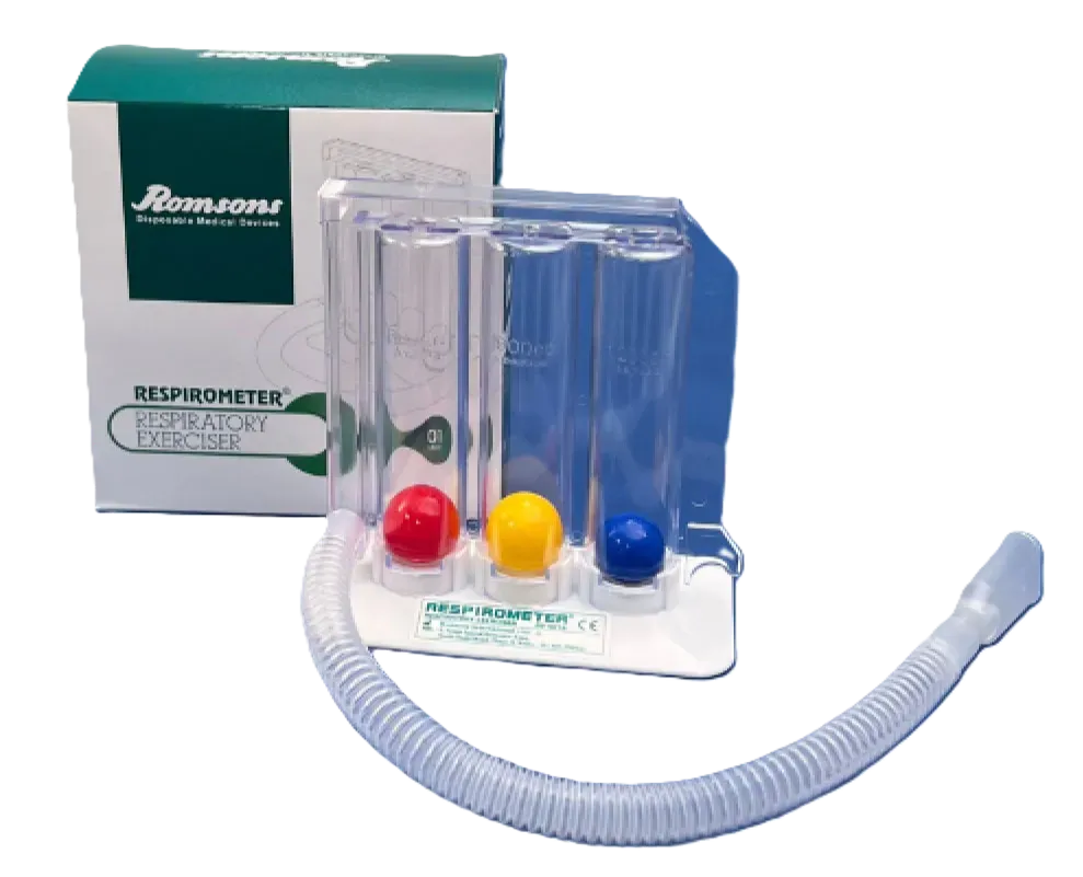 ESPIROMETRO DE INCENTIVO X 3 BOLAS