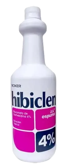 GLUCONATO DE CLORHEXIDINA AL 4% X 1 LT - HIBICLEN