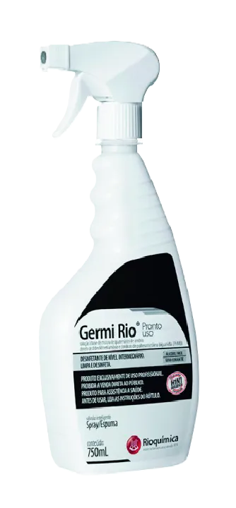 CUATERNARIOS DE AMONIO & CLORHIDRATO DE POLIHEXAMETILENO BIGUANIDA (PHMB) X 750 ML - GERMI RIO