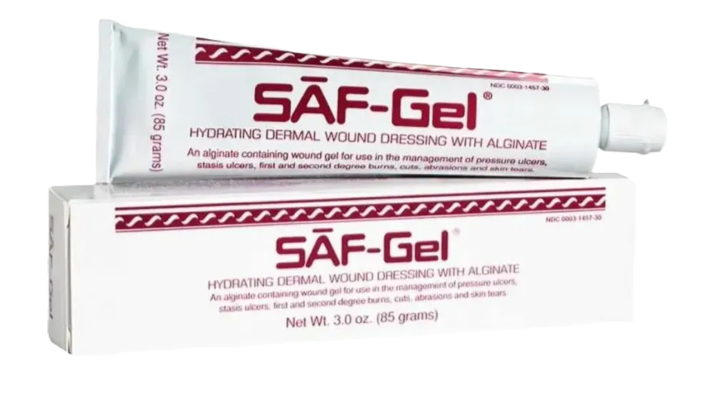 APOSITO HIDRATANTE PARA HERIDAS DERMICAS CON ALGINATO X 85 G - SAF GEL