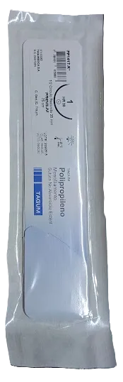 POLIPROPILENO MONOFILAMENTO AZUL 1 HR 35