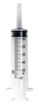 JERINGA DE 60 ML PUNTA CATETER X 25 UND