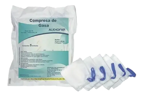 COMPRESA DE 15 X 50 CM