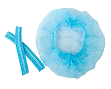 GORRO DE ENFERMERA CELESTE X 100 UND