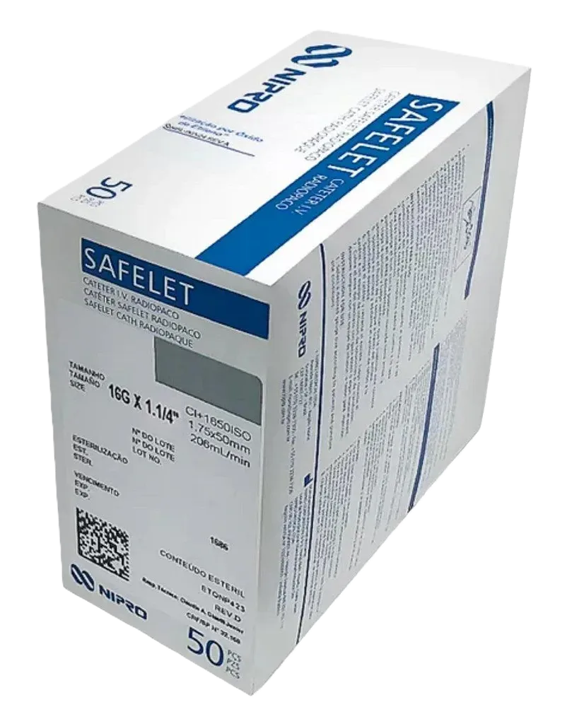 CATETER ENDOVENOSO PERIFERICO N. 16 X 1 1/4