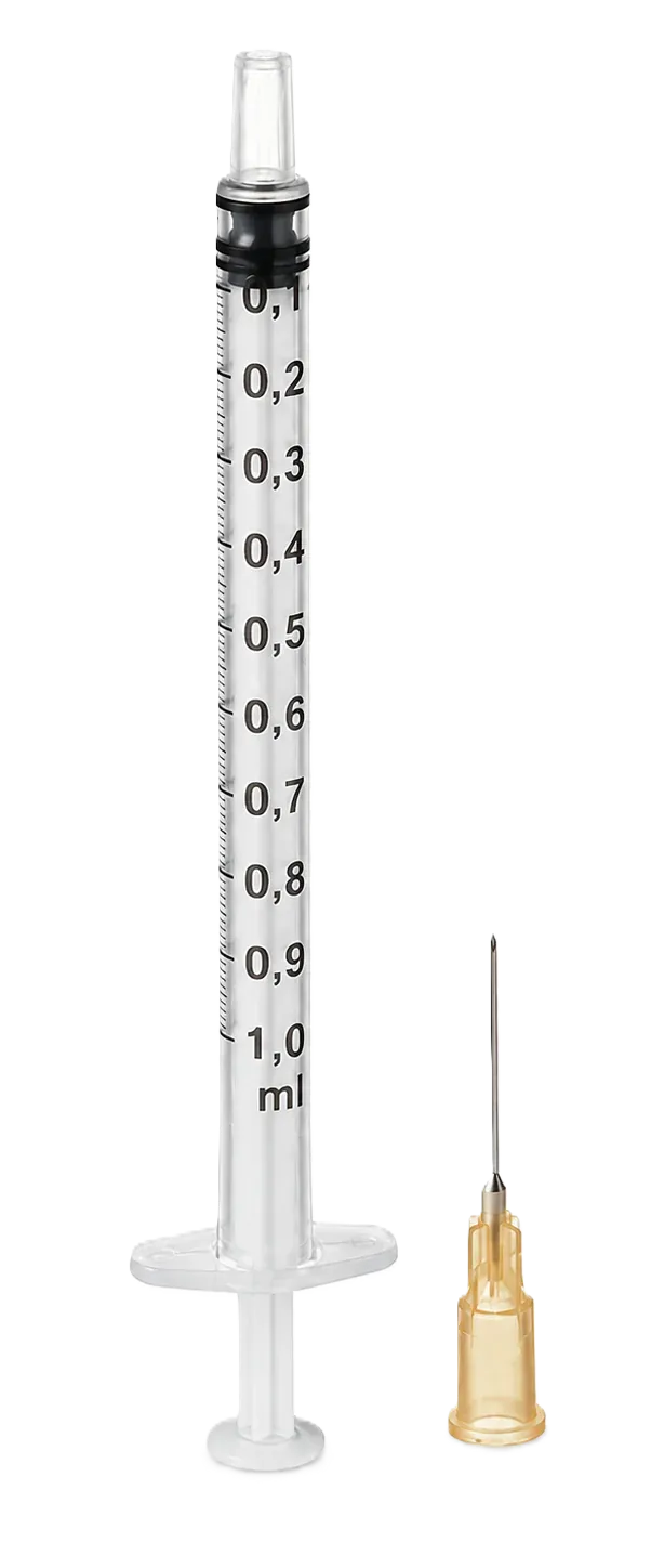 JERINGA DE 1 ML TUBERCULINA X 100 UND