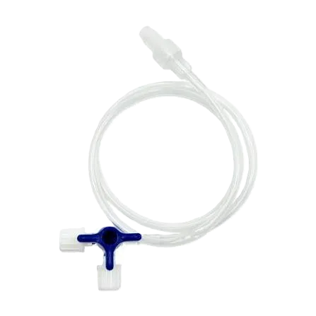 LLAVE DE TRIPLE VIA CON EXTENSION DE 50 CM X 50 UND