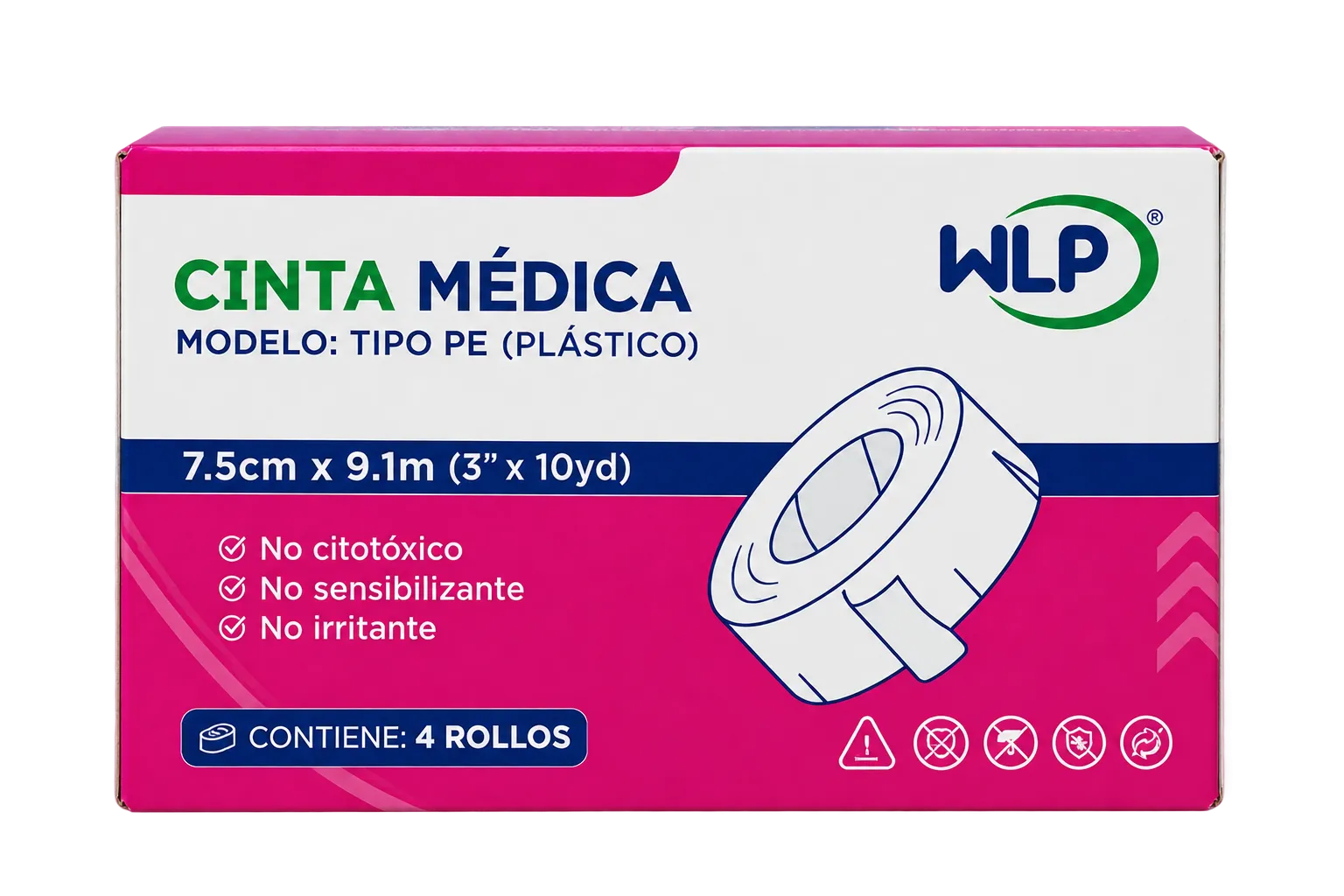ESPARADRAPO TRANSPOROSO DE 3 PULGADAS X 10 YARDAS
