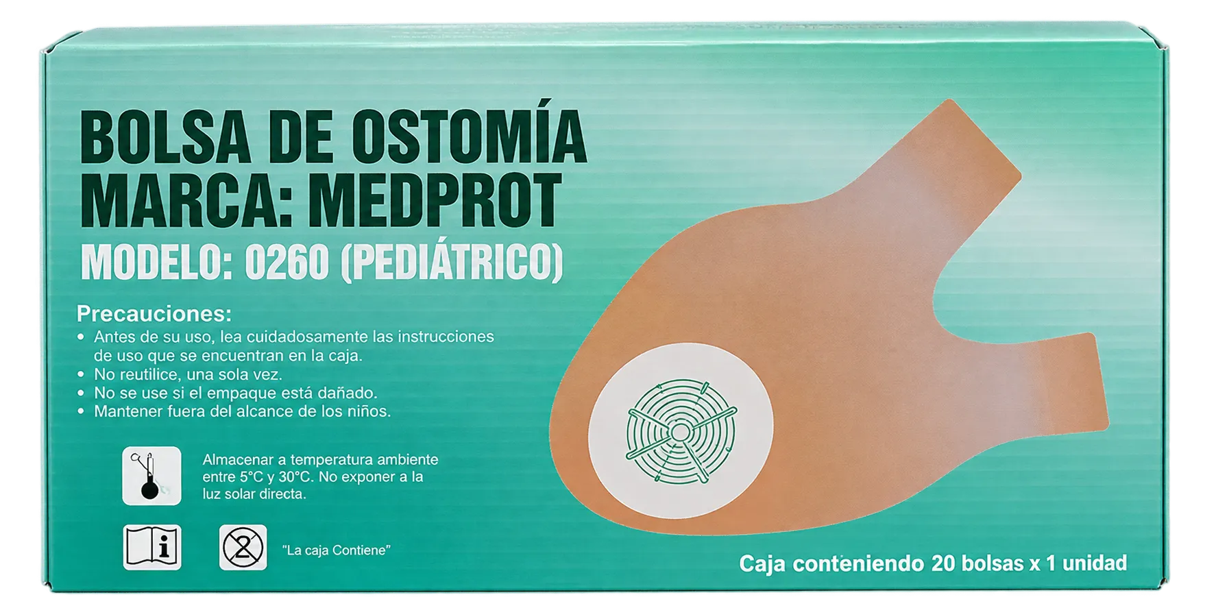 BOLSA DE COLOSTOMIA PEDIATRICO