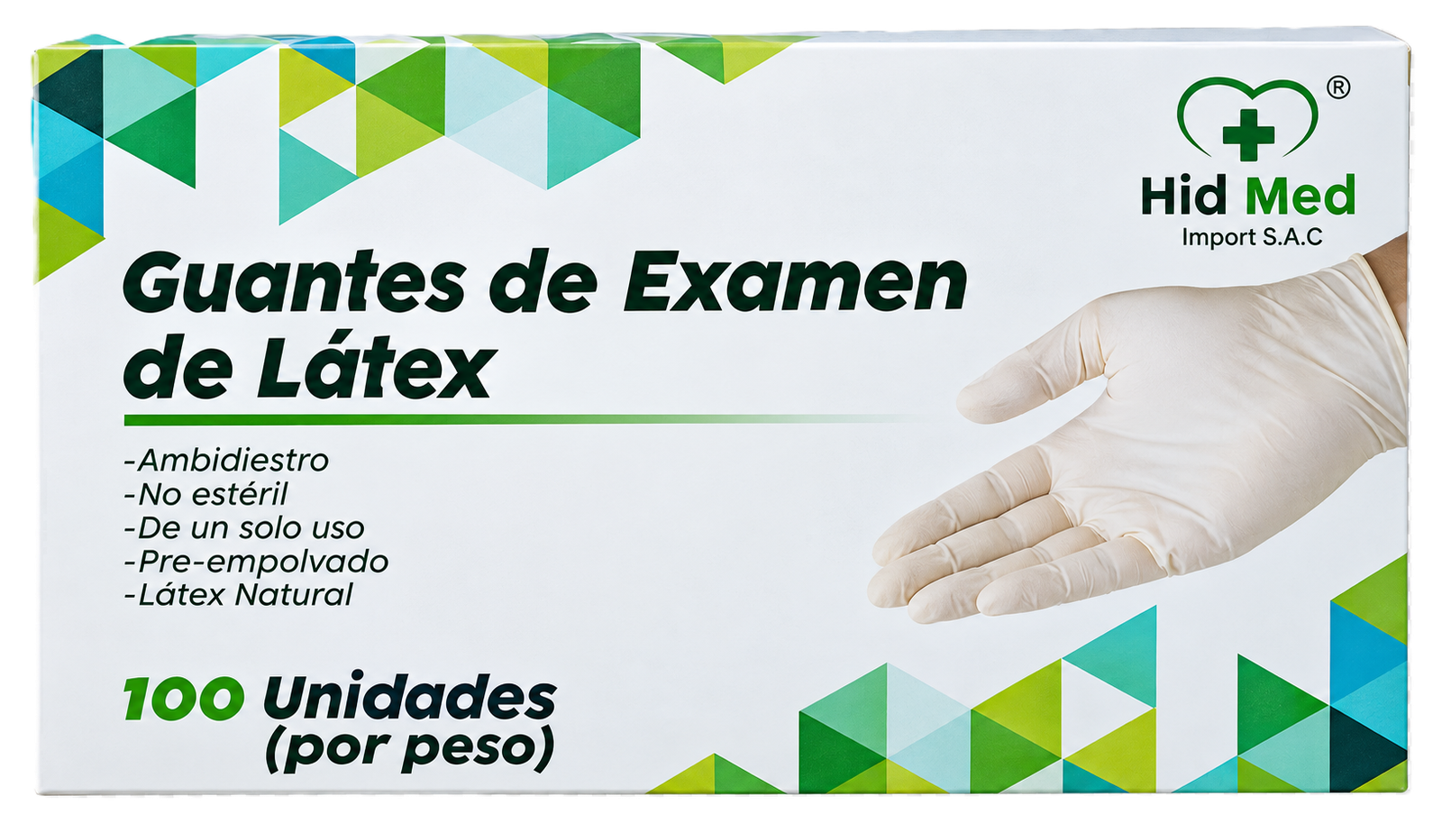 GUANTES DESCARTABLES DE LATEX TALLA XS X 100 UND